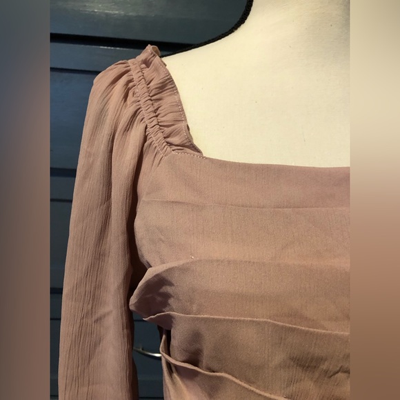 Women’s rouched crop top size large - Picture 5 of 8